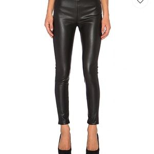 Faux leather leggings